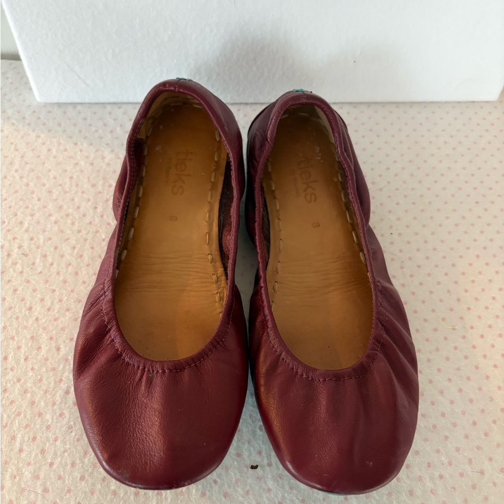 Tieks Burgundy Ballet Flats
